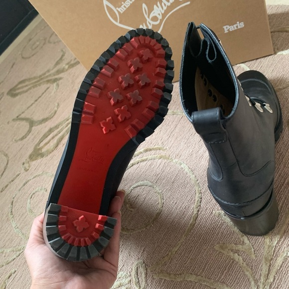 Christian Louboutin rubber soled leather boots - Picture 3 of 8